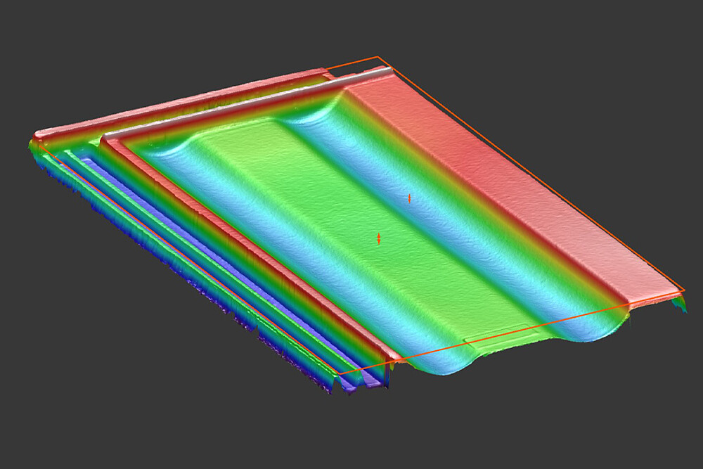 Detection of surface defects, damage and material deviations