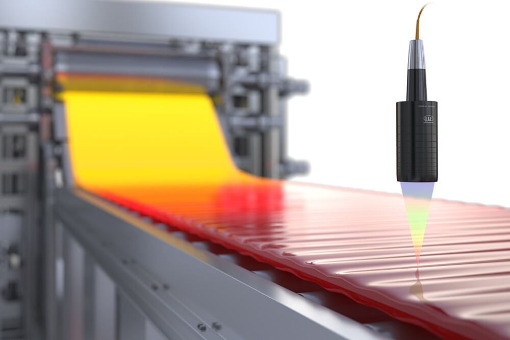 Measurement on hot surfaces with confocal chromatic sensors
