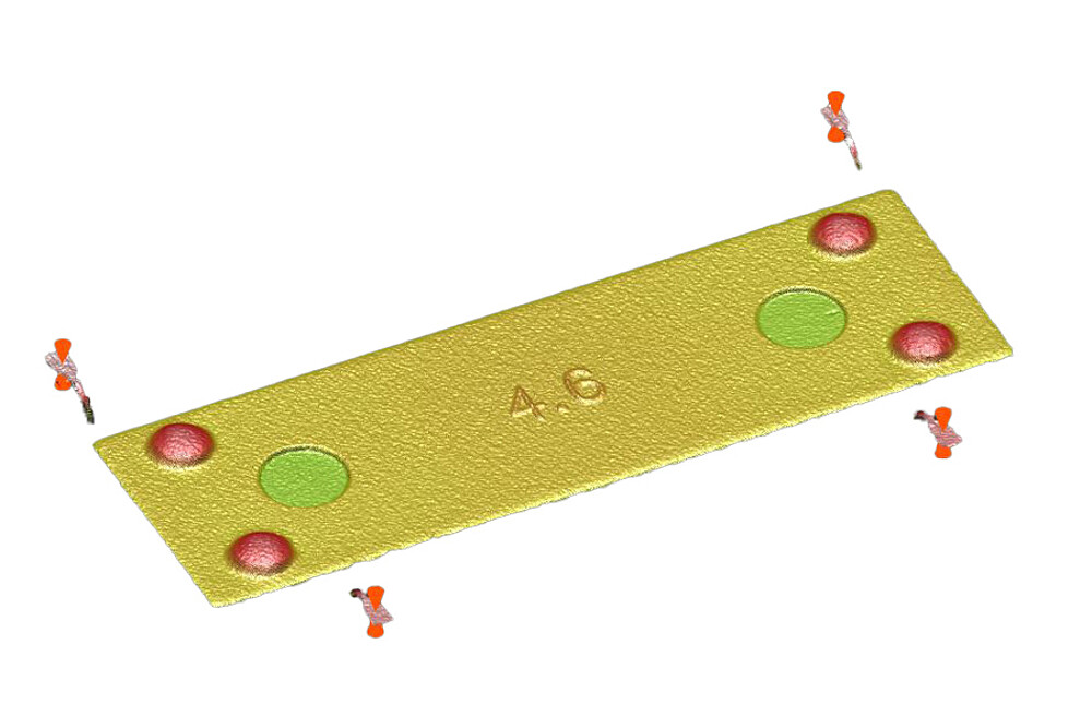 Measurement of coplanarity