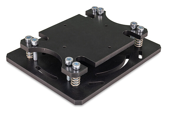 Mounting plate for laser distance sensor