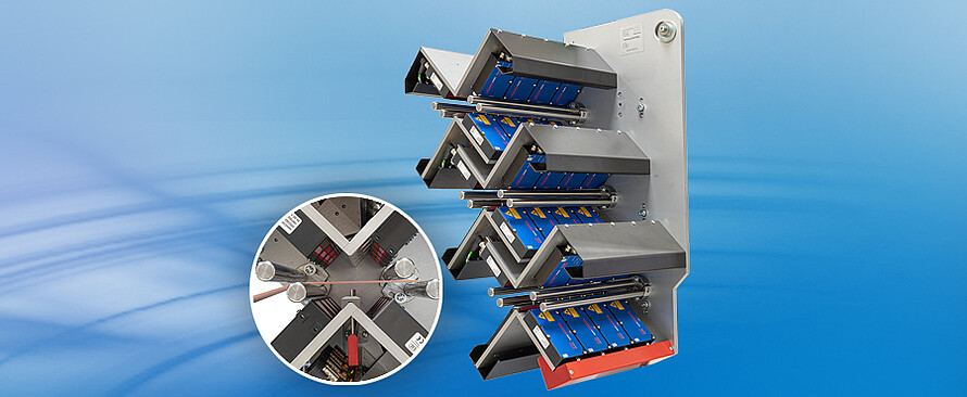 Synchrone Mehrkanal-Breitenmessung von Bändern