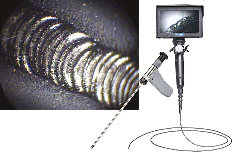 Optical weld seam inspection with industrial endoscope MicroEpsilon