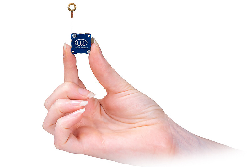 Miniature string-potentiometer sensors
