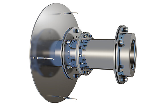 Measuring the deflection of the clutch disc 