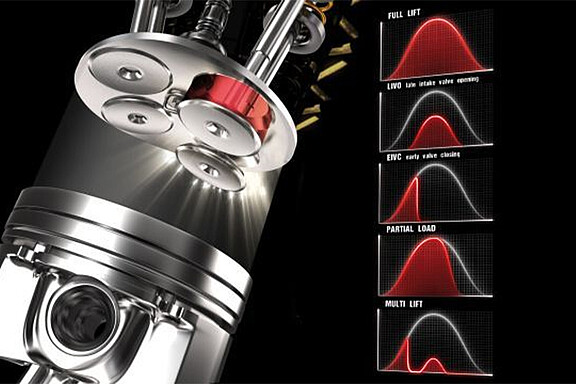 Valve lift measurement Multi-Air cylinder