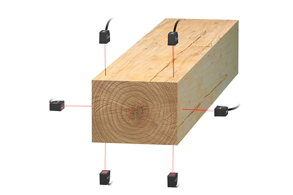Profile measurement in automatic wood processing