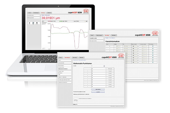 Operation via web interface