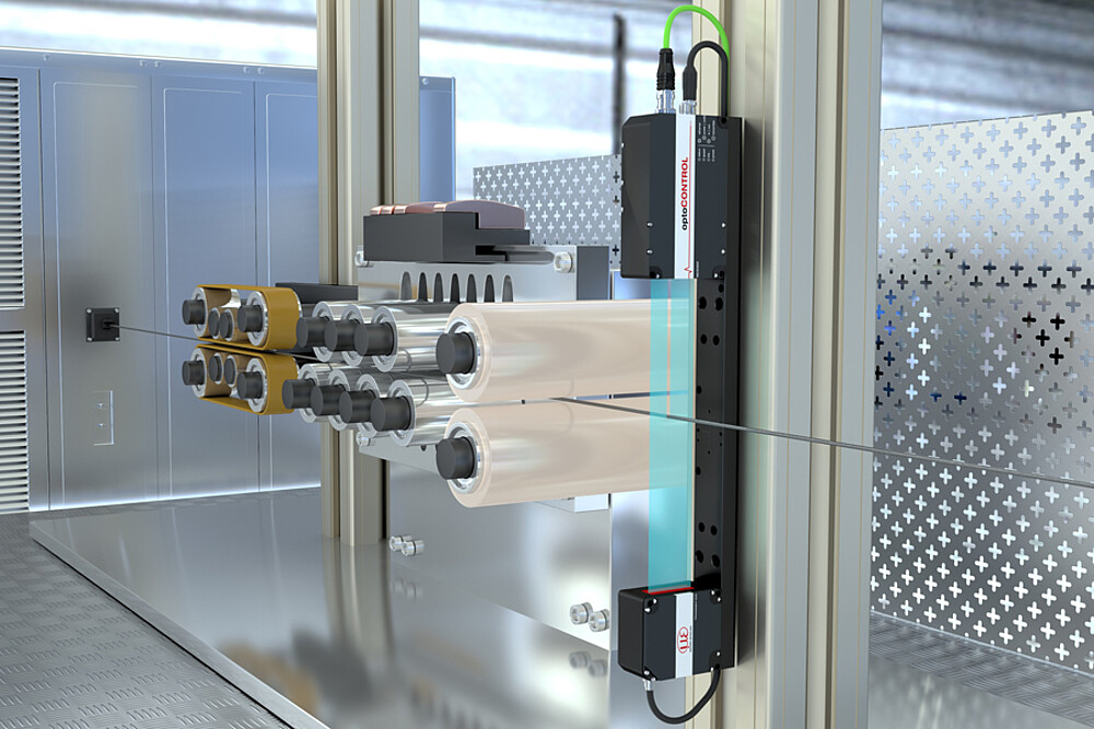 Wire measurement of fast-running wire