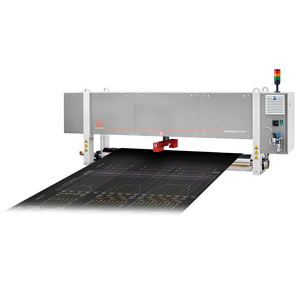 Profile thickness measurement of roller head installations Gauges and inspection systems for plastics