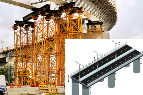 Lift height measurement in heavy-duty lifters 